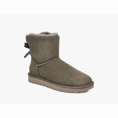 Botas UGG Mini Bailey Bow II Mulher Marrom | PT-RLGBE